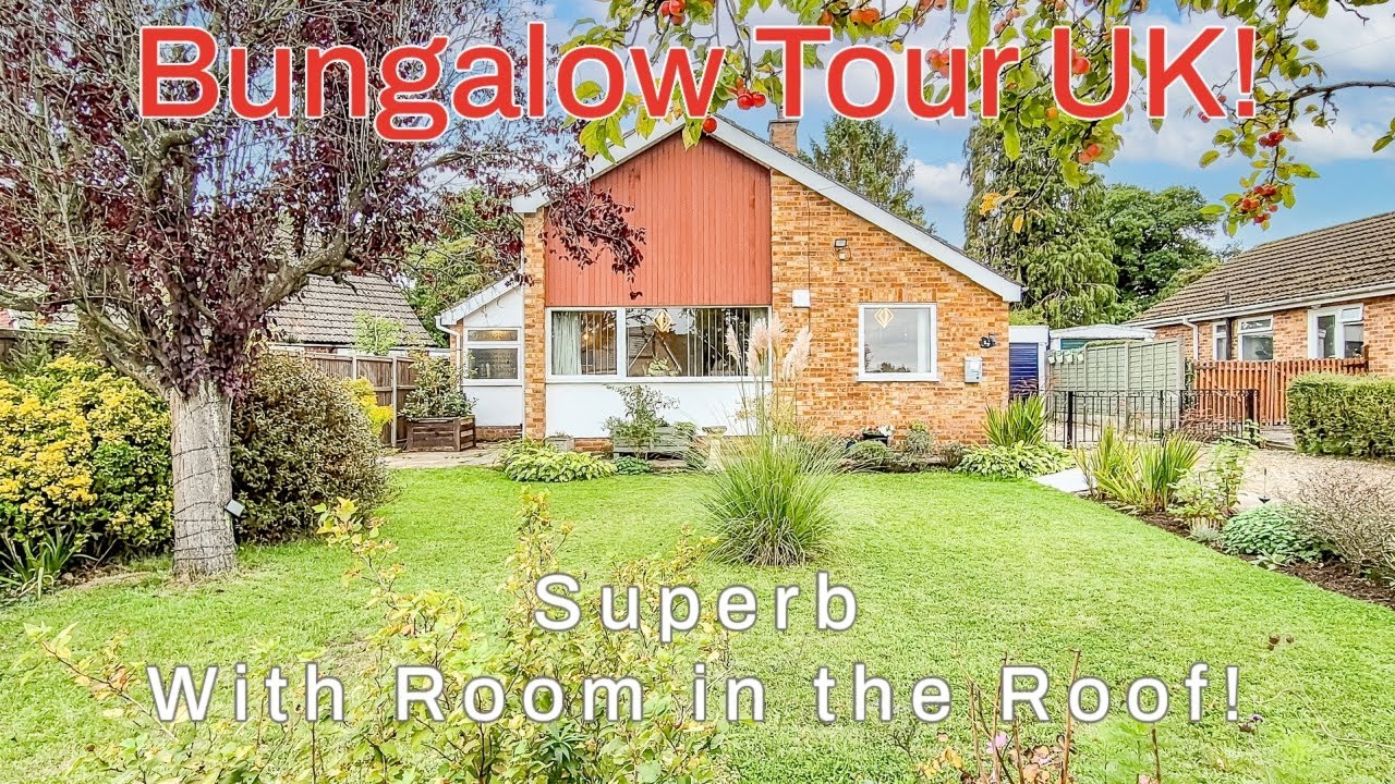 BUNGALOW TOUR UK  With Room in the Roof! For Sale £345,000 Watton, Norfolk - Longsons estate agents.