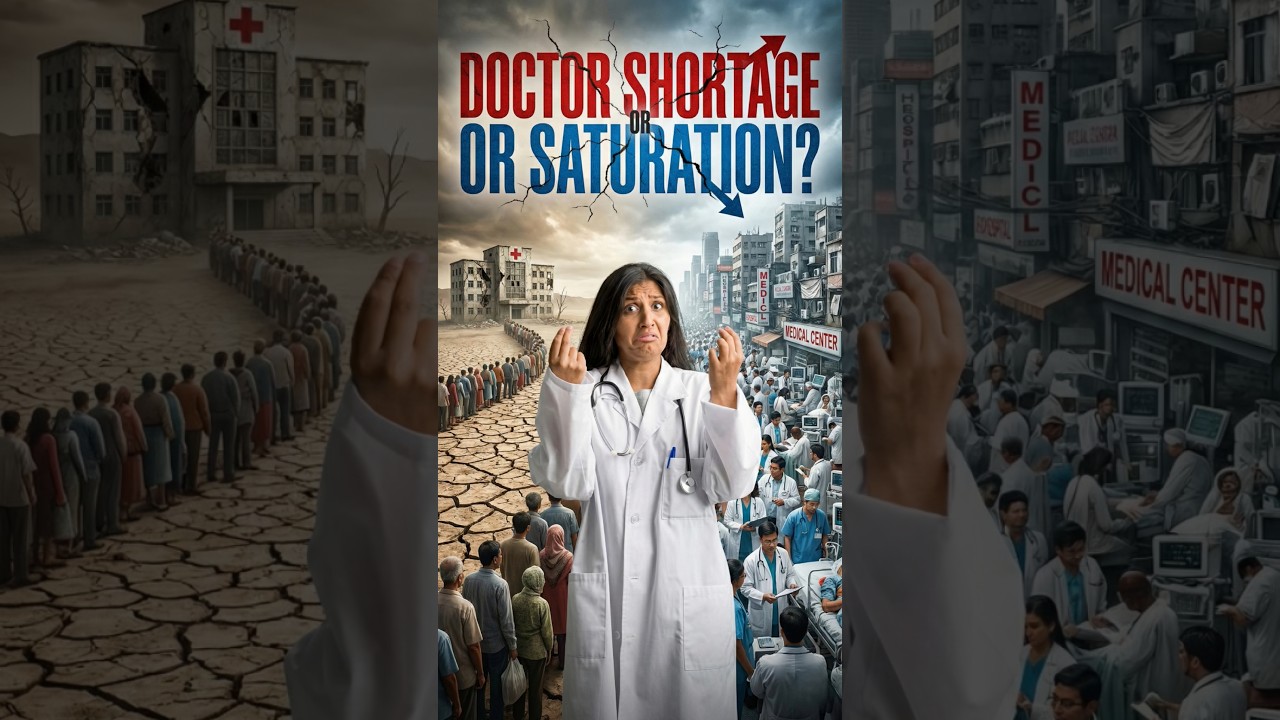 Biggest lie about Doctor shortages ! #doctor #medical #mbbs #india