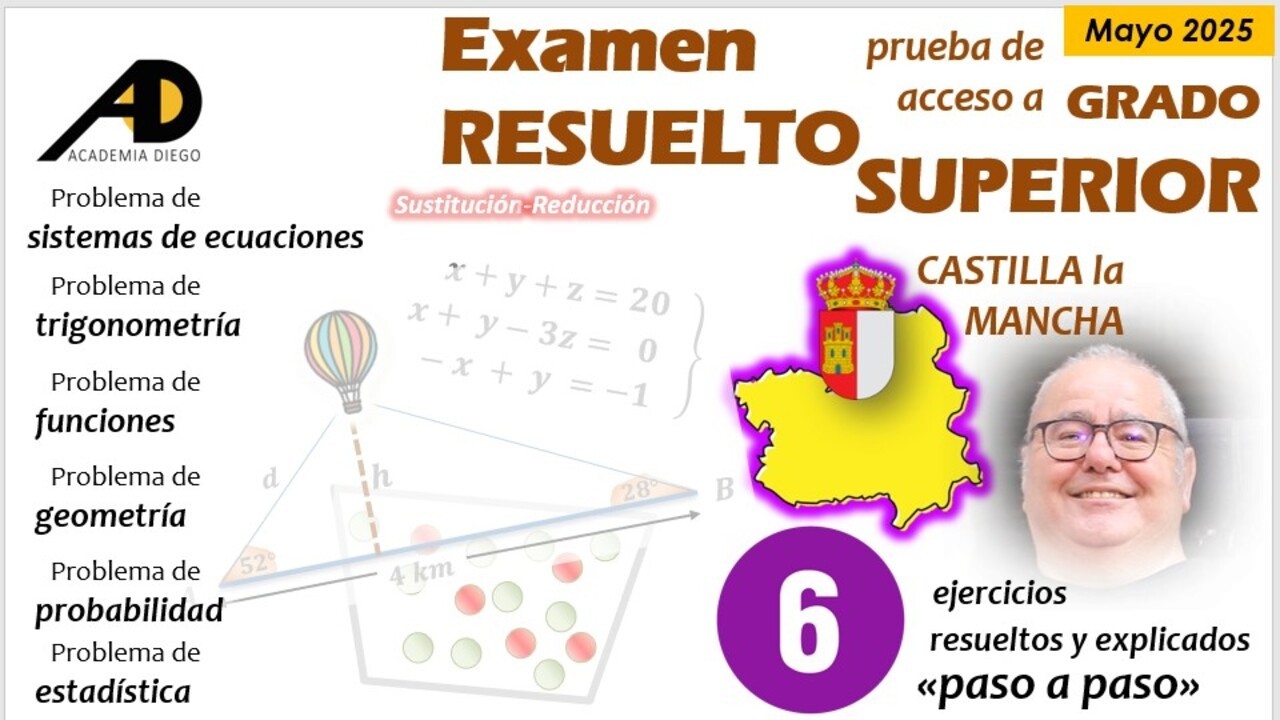 CASTILLA LA MANCHA 2025 | SOLUCIONES COMPLETAS AL EXAMEN #matematicas #bachillerato