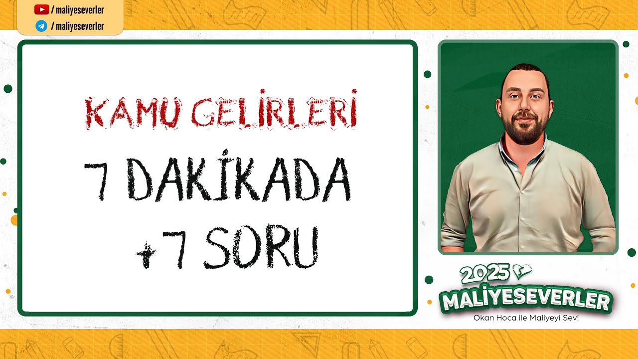 2026 KPSS A GRUBU - Kamu Gelirleri | +7 Net