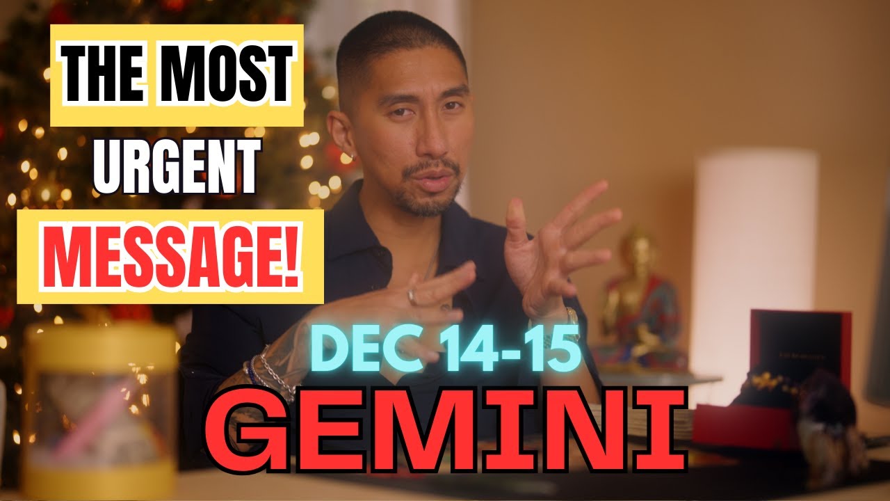 GEMINI 🚨 I REGRET NOT TELLING YOU THIS SOONER! DEC 14-15 DAILY TAROT READING