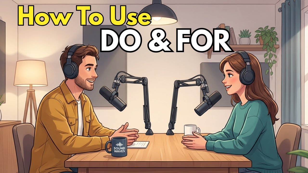 Learn English with Real Conversations Podcast | How To Use DO & FOR in English