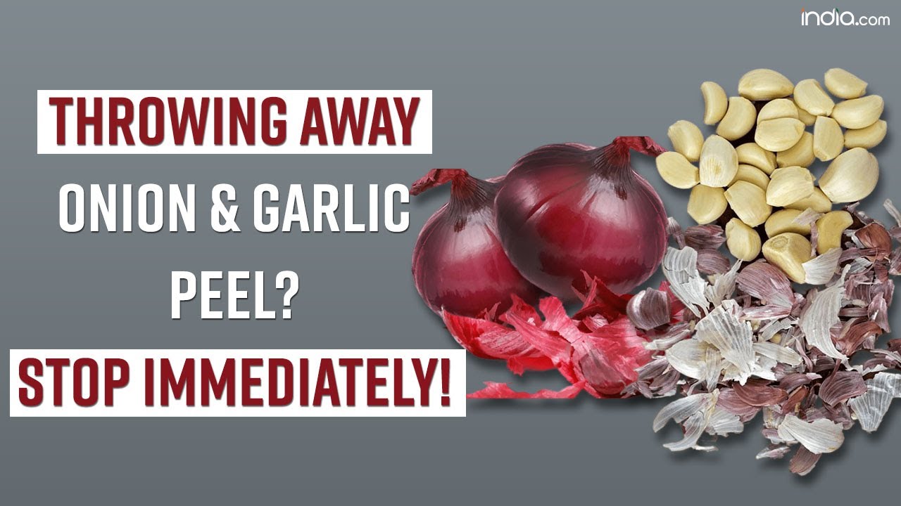Onion And Garlic Peels Benefits: Throwing Away Garlic And Onion Skin? Here's Why You Should Not !