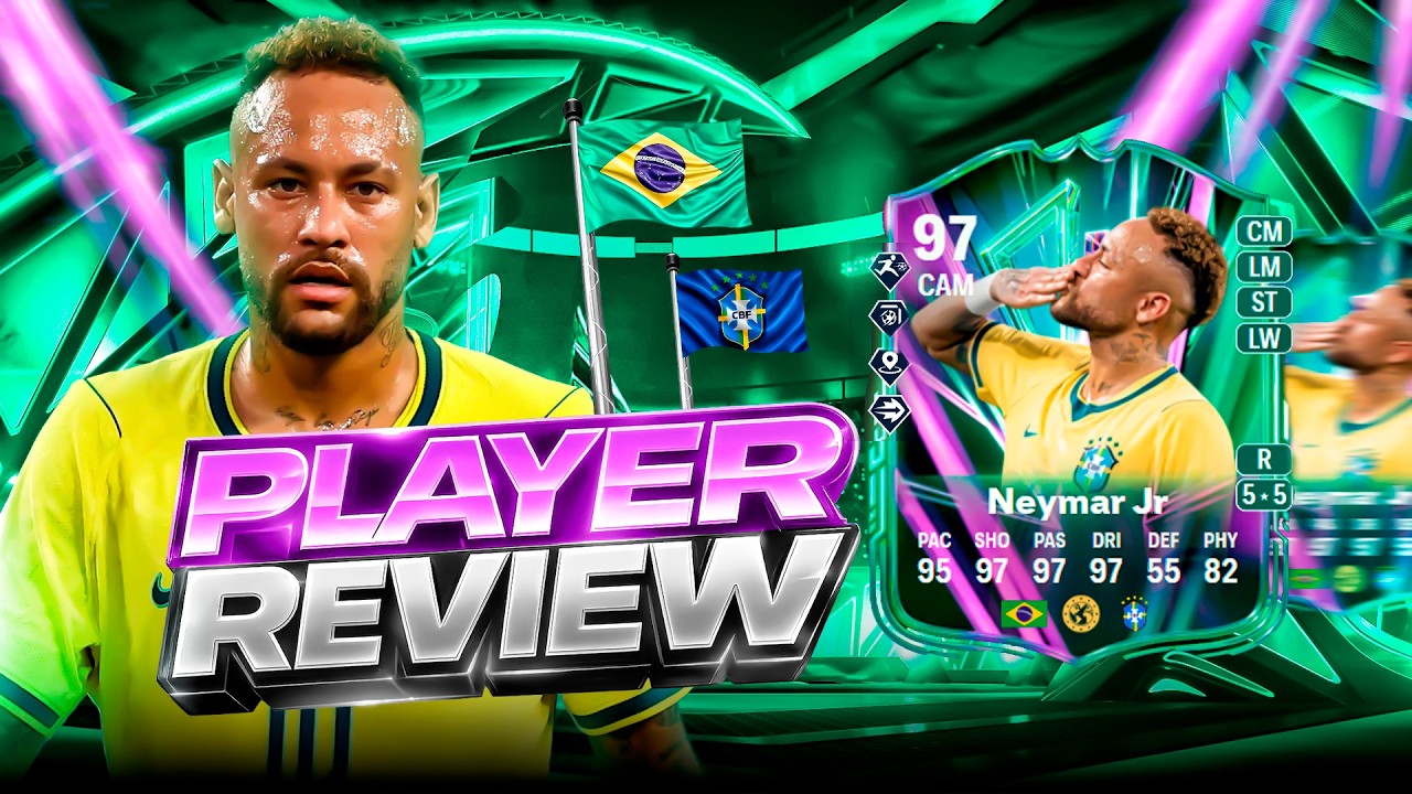 ОБЗОР ИГРОКА 97 GLORY HUNTERS NEYMAR JR &mdash; EA FC 26 ULTIMATE TEAM