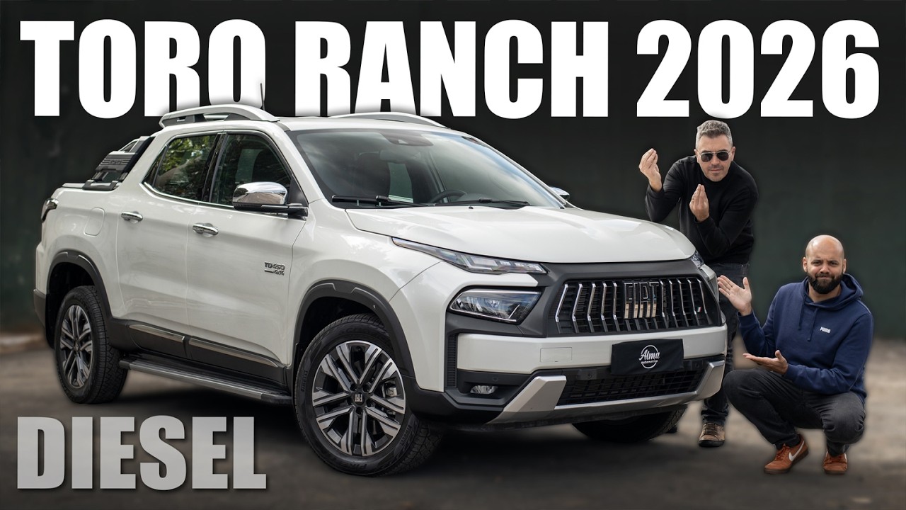 TORO RANCH 2026, o que mudou na picape da FIAT? Vale a pena comprar?