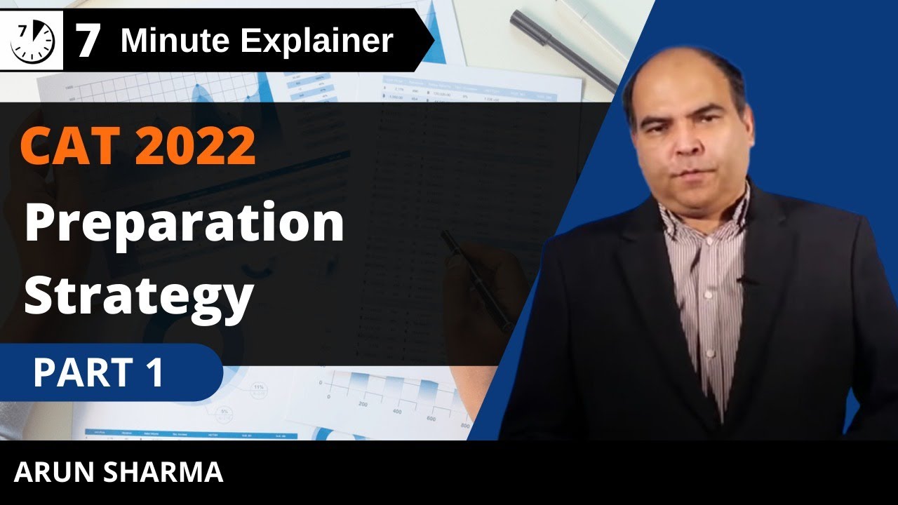 CAT 2022 | Prep Strategy |  Timelines | Arun Sharma | The Perfect Plan for CAT 2022 Prep