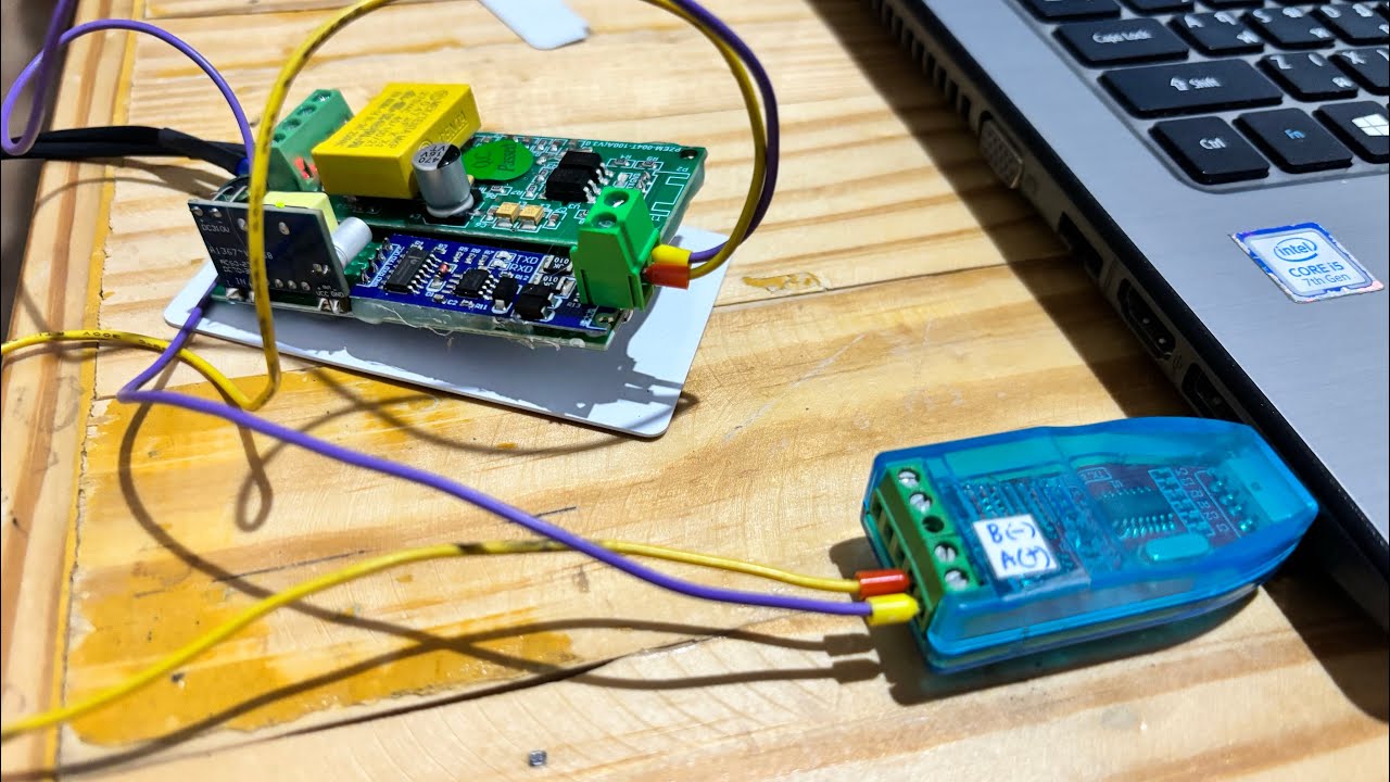 [PZEM-004T + TTL TO RS-485 ] with USB TO RS-485 (Modbus Poll)