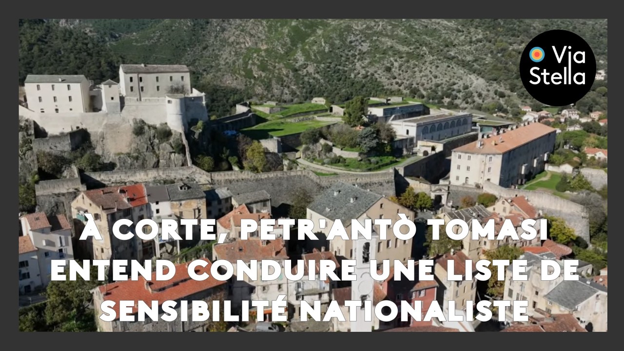 À Corte, Petr’Antò Tomasi entend conduire une liste de sensibilité nationaliste