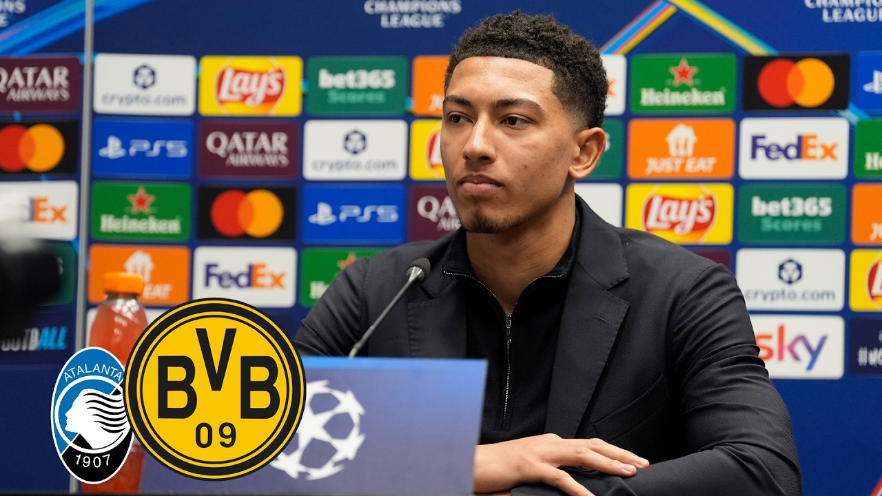 Live: Pressekonferenz mit Bellingham & Kovac | Atalanta BC - BVB | UEFA Champions League