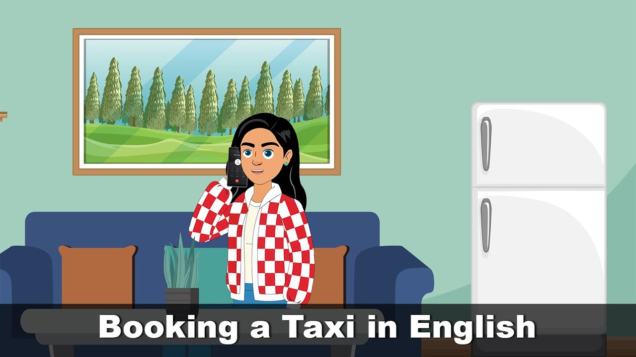 Booking a Taxi in English | English Conversation for Daily Speaking Practice