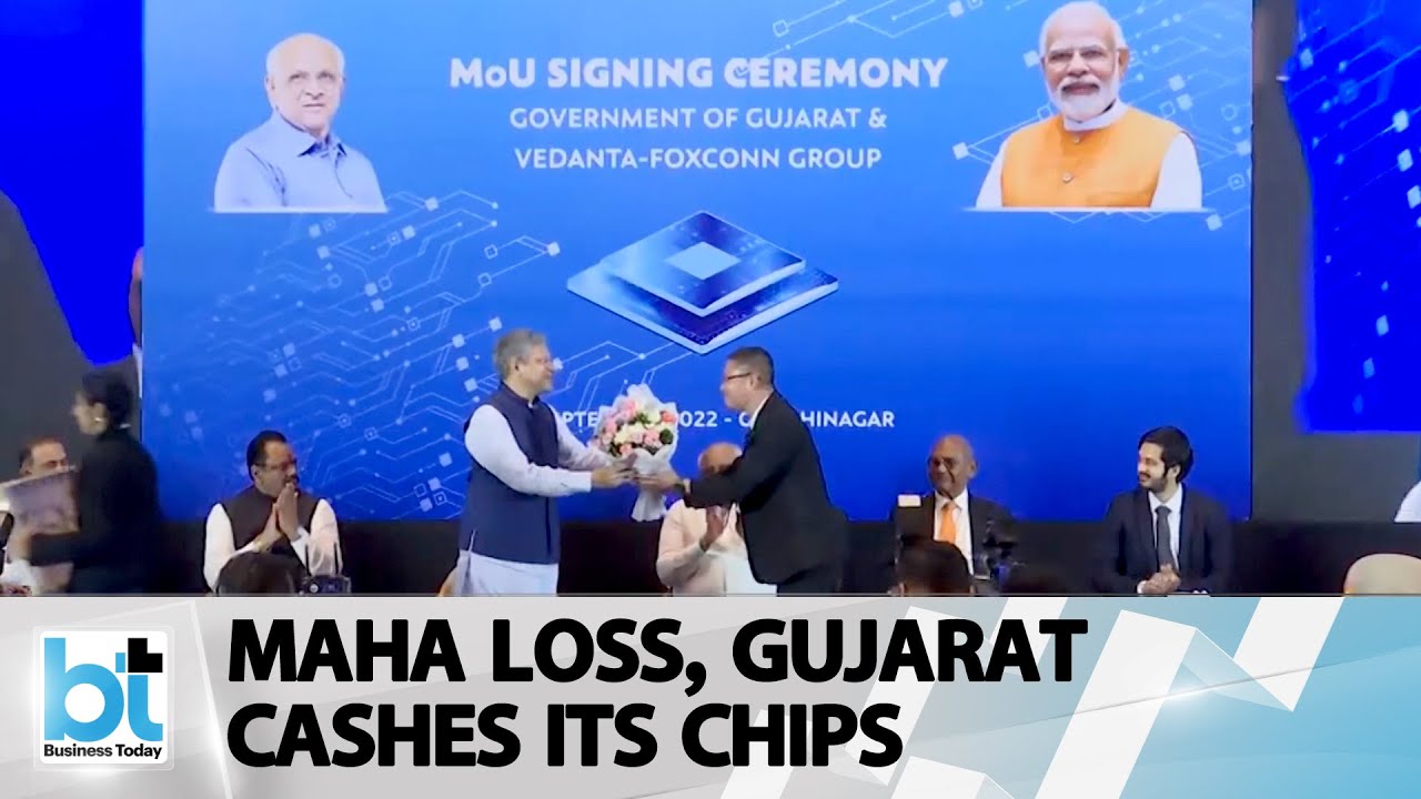 Gujarat Bags ₹1.54 Lk Cr Chip Project From Vedanta