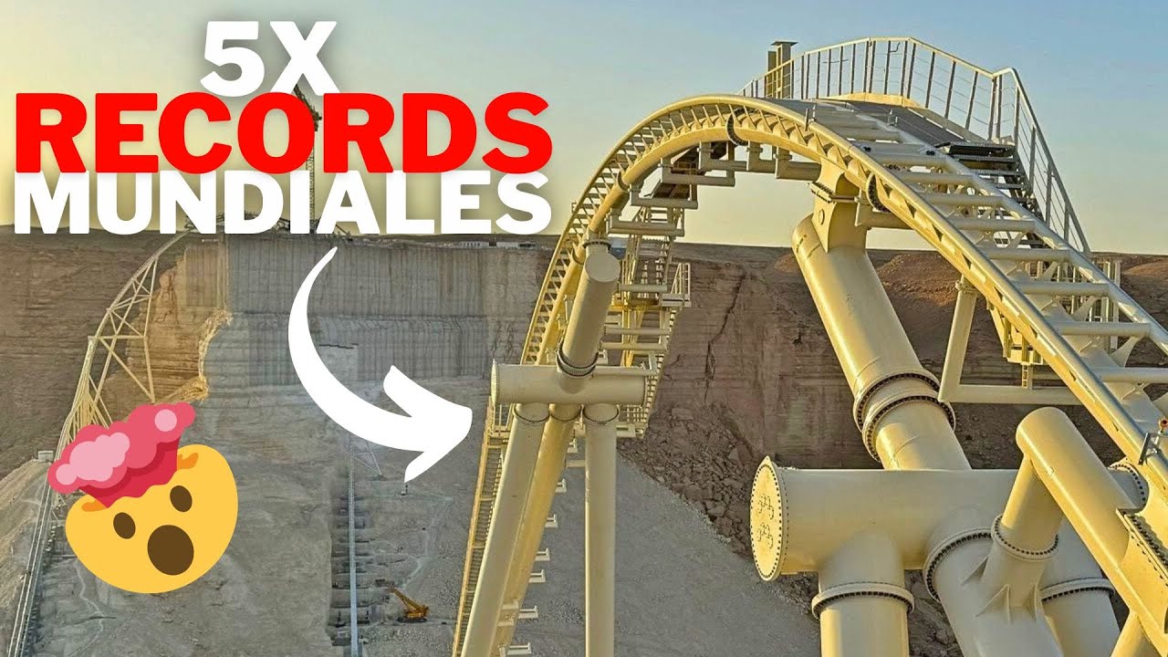 🤯 Las SURREALISTAS monta&ntilde;as rusas de Six Flags Qiddiya City