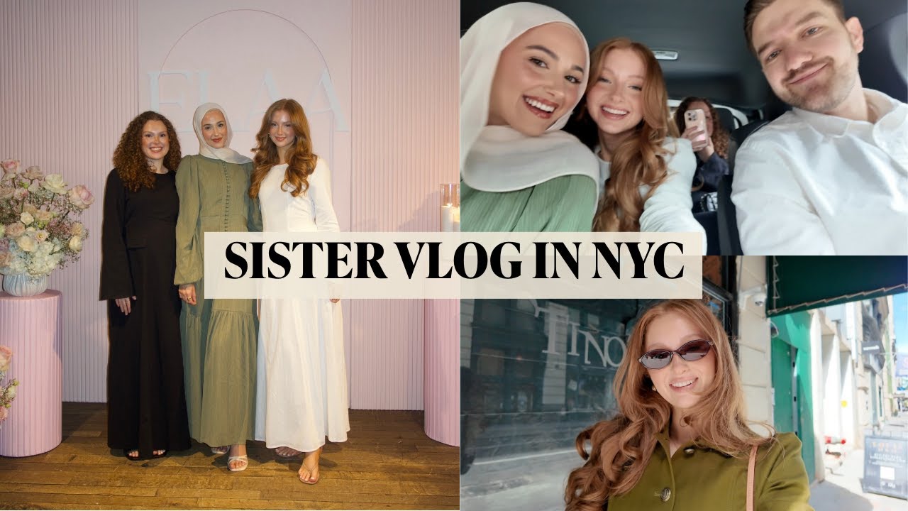 VLOG: Sister time in NYC! Favorite restaurants, Shopping, Elaa's first community event