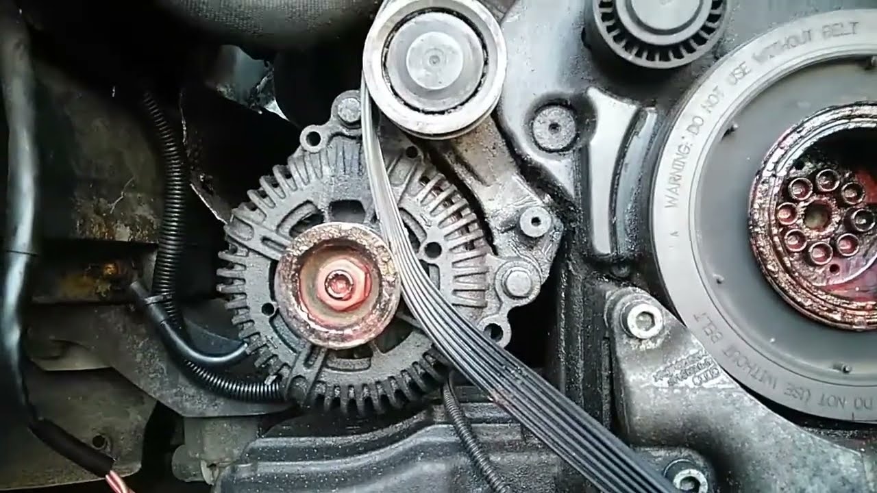 Как снять генератор AUDI 2.7 TDI (3.0 TDI).