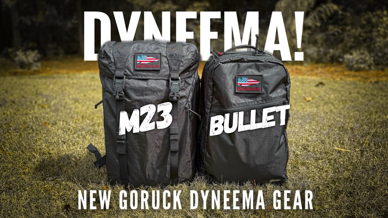 NEW GORUCK DYNEEMA DROP! M23 & Double Compartment Bullets