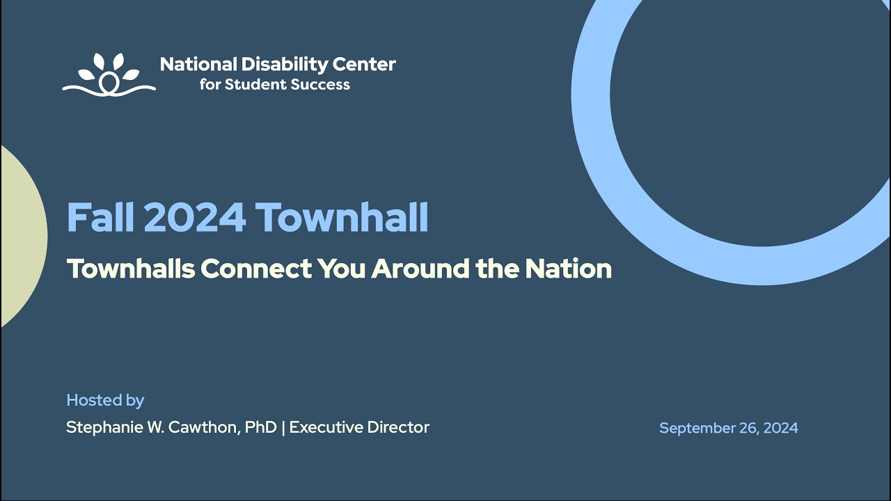 Fall 2024 Townhall