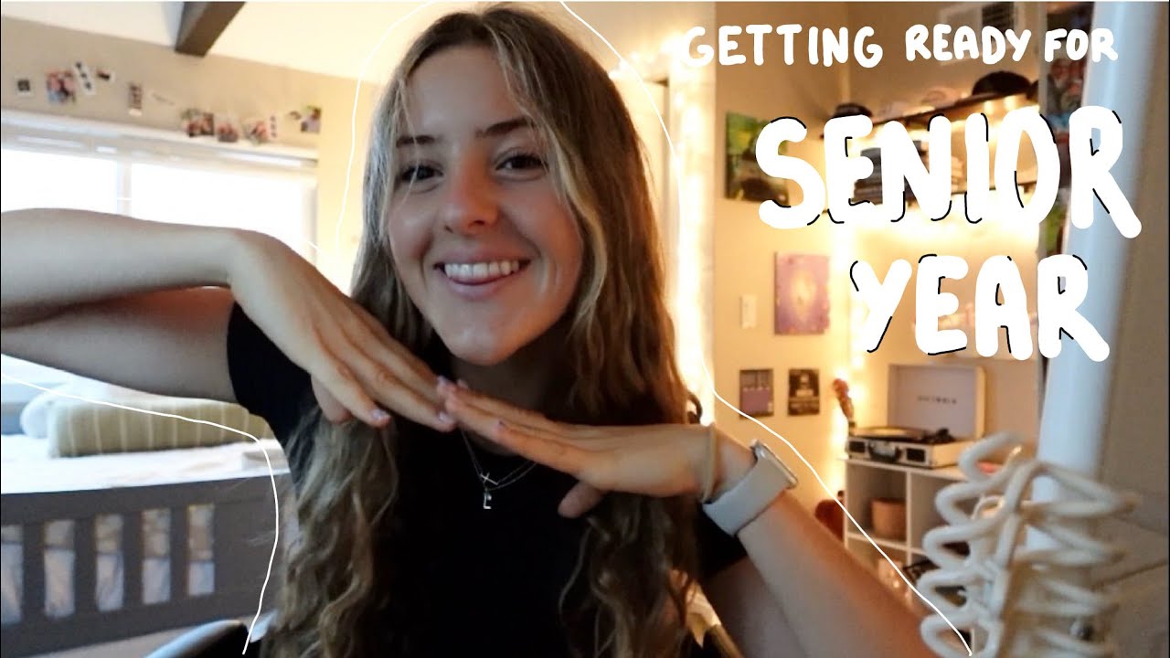 senior diaries 🌟👩🏻‍🎓 (episode 1) *senior scrapbook, backpack set up, first day of school vlog!*