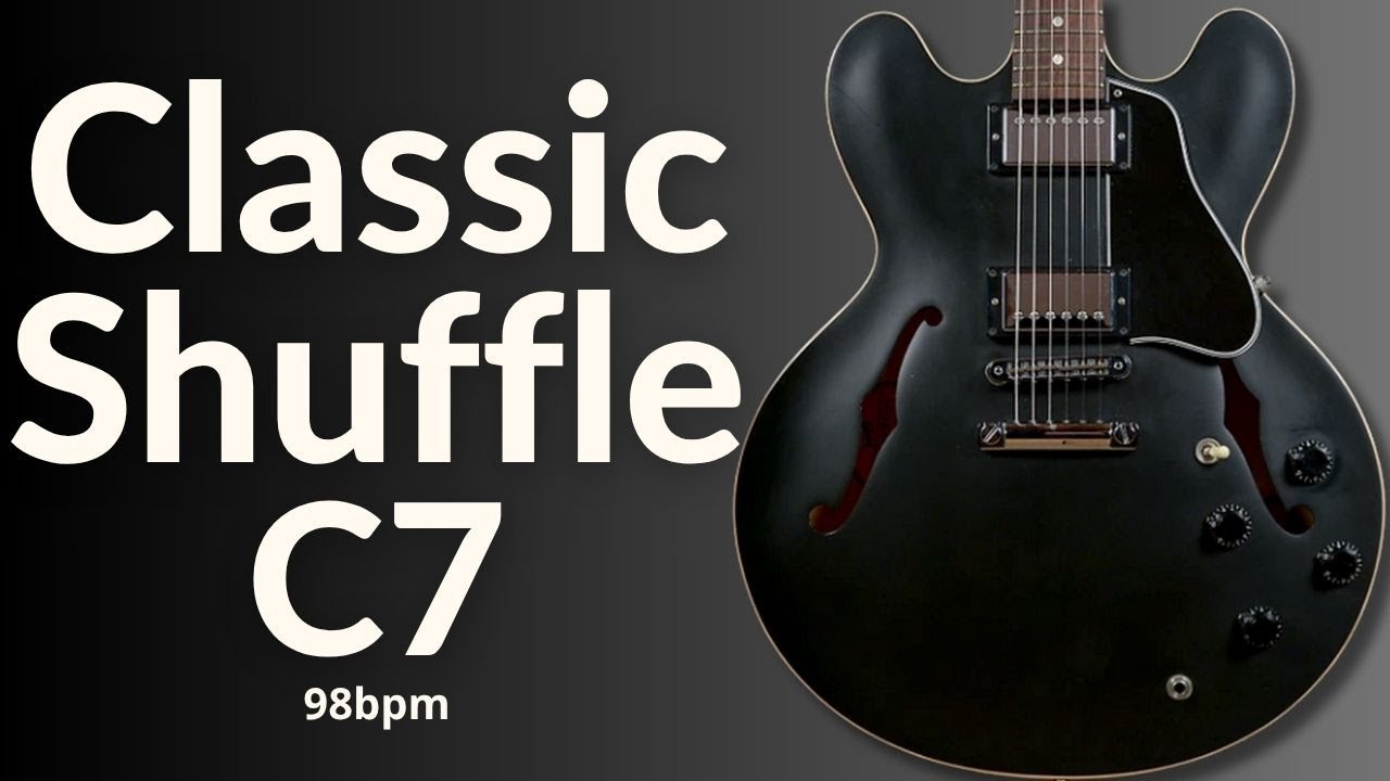 Timeless 12 Bar Blues Guitar Backing Track in C Major (C7)