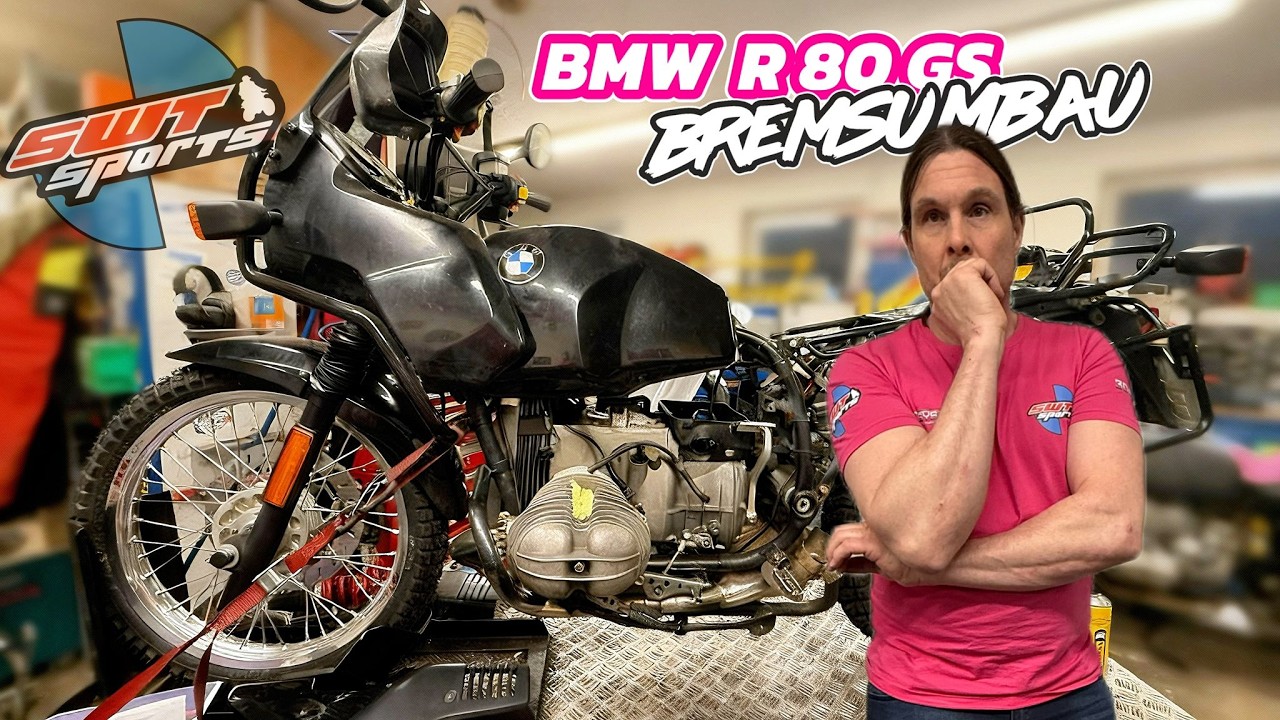 BMW R80 GS Umbau auf Scheibenbremse 🔧 Mehr Leistung, bessere Bremsen & Fahrwerk | Wolf im Schafspelz