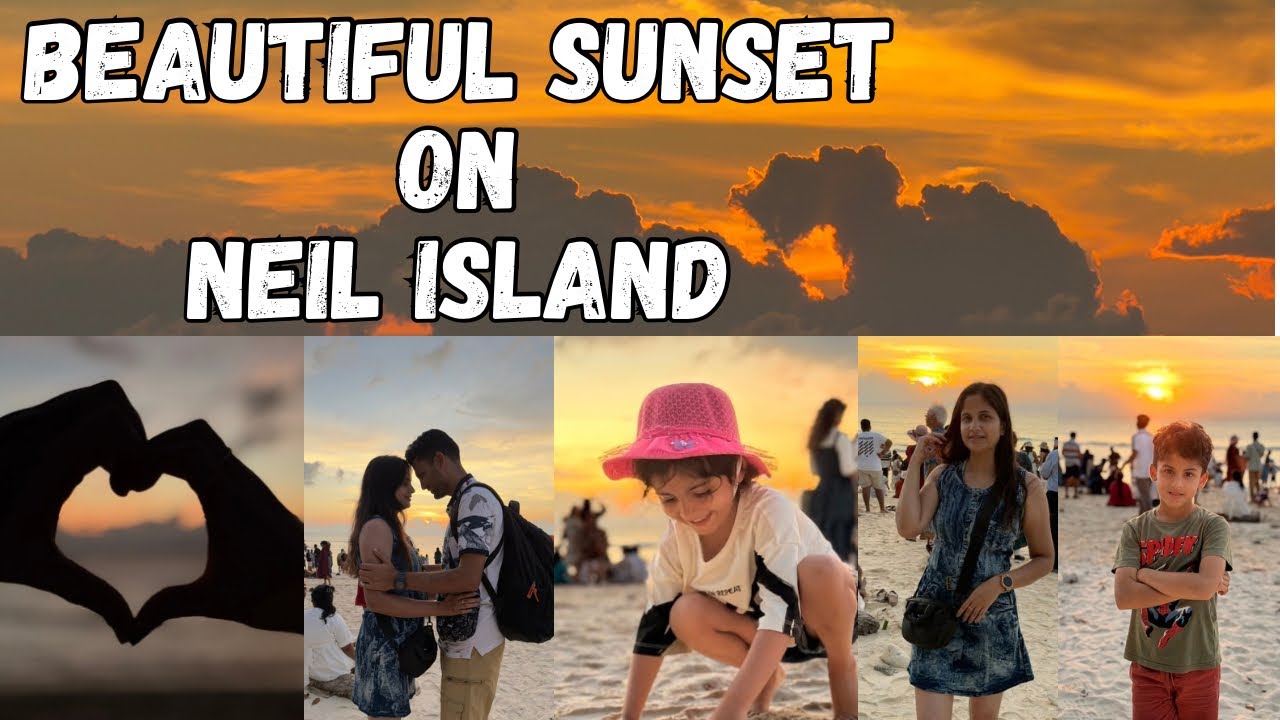 Beautiful Sunset on Neil Island 🏝️ 🌊😍