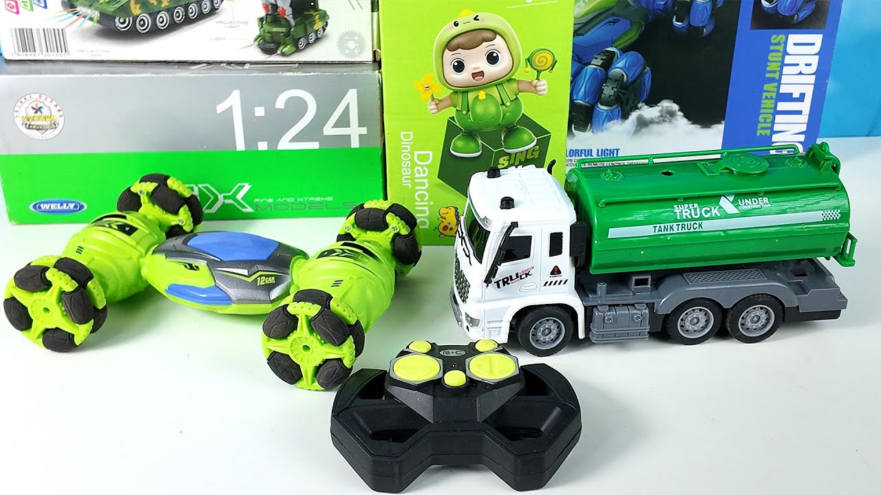 ASMR RC Unboxing & Test | RC Drift Car, RC Garbage Truck, RC Tank & More!