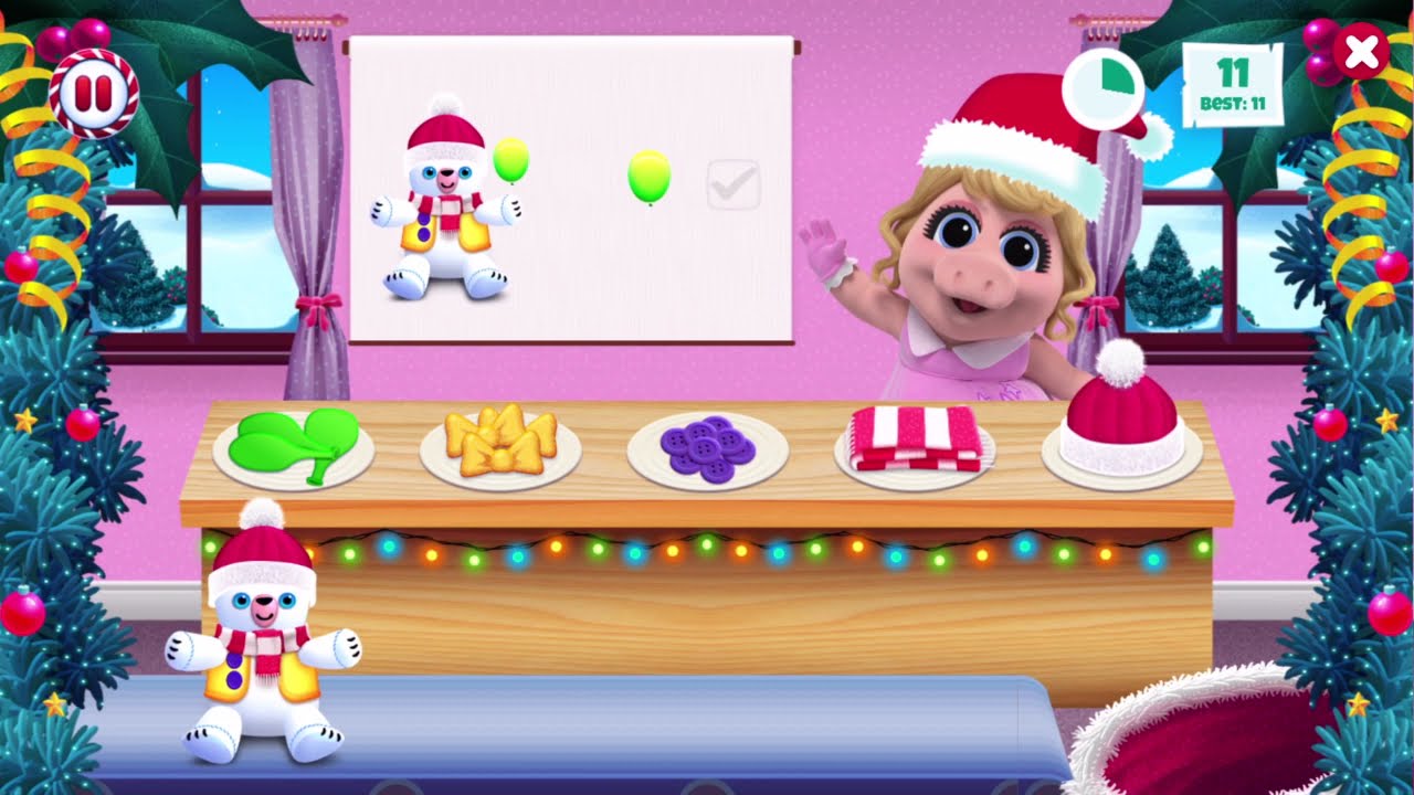 Miss Piggy Builds A Bear | Disney Junior Games N Puzzles | Muppet Babies Games