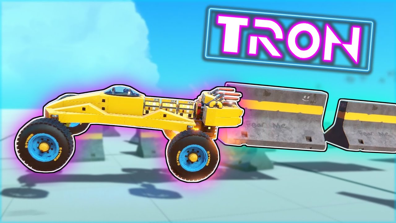 TRON Battles With Concrete Walls and CRAZY New Rules! (Trailmakers Multiplayer Gameplay)