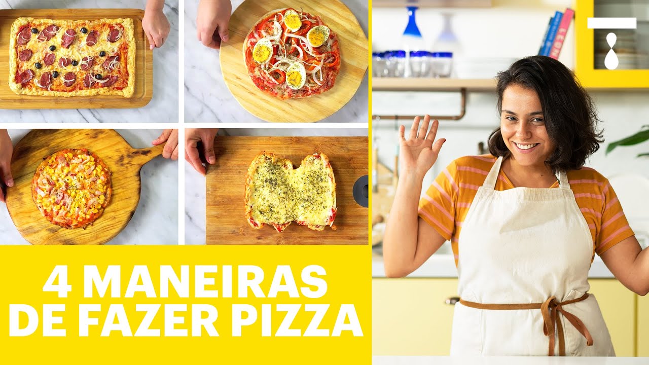 4 MANEIRAS SUPER PRÁTICAS DE FAZER PIZZA | Receitas Comentadas da Tastemade Brasil