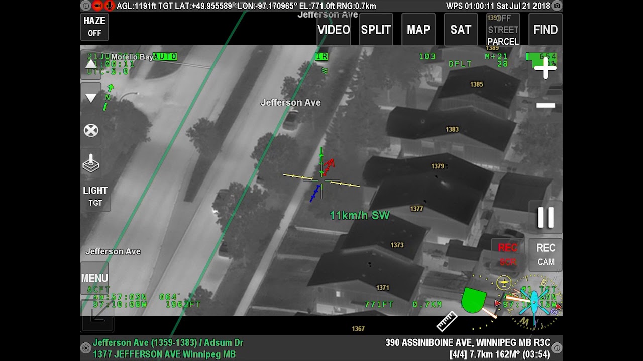 AIR1 footage from Kidnapping – Arrest: C18-156912