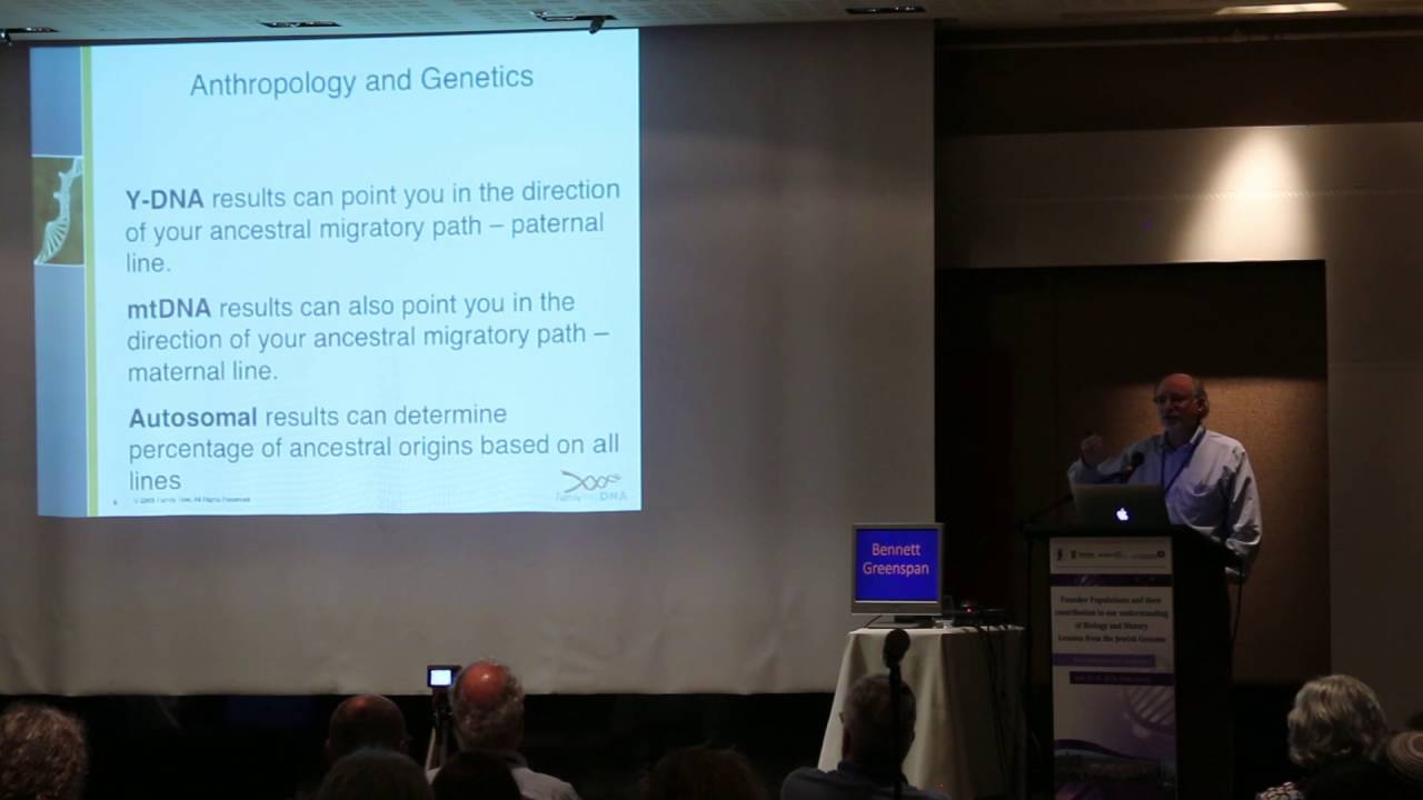DNA For Genealogy 101 - Bennett Greenspan