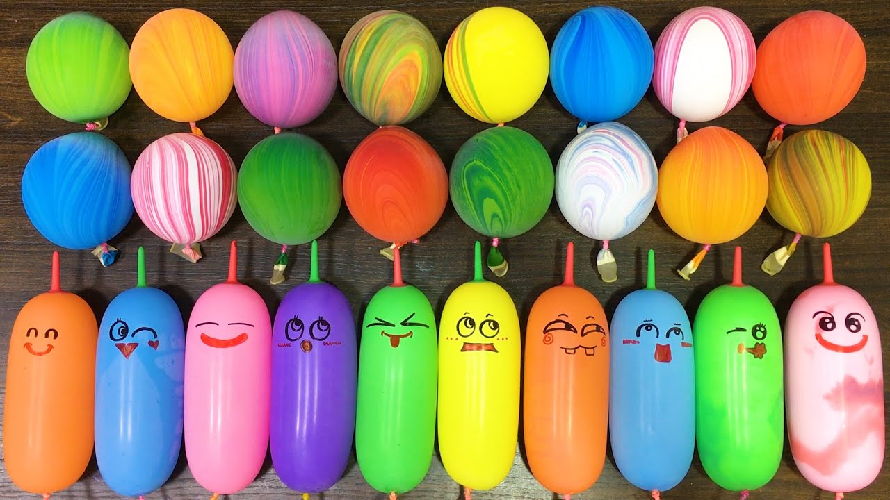 Making FLUFFY Slime with FUNNY BALLOONS !!!Satisfying SLIME Video #116