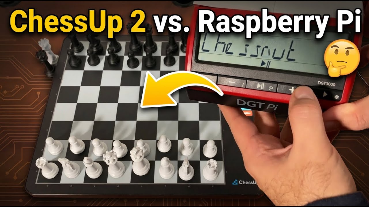 DGT Pi Raspberry Pi против шахматного компьютера ChessUp 2 👑 Gadgetify