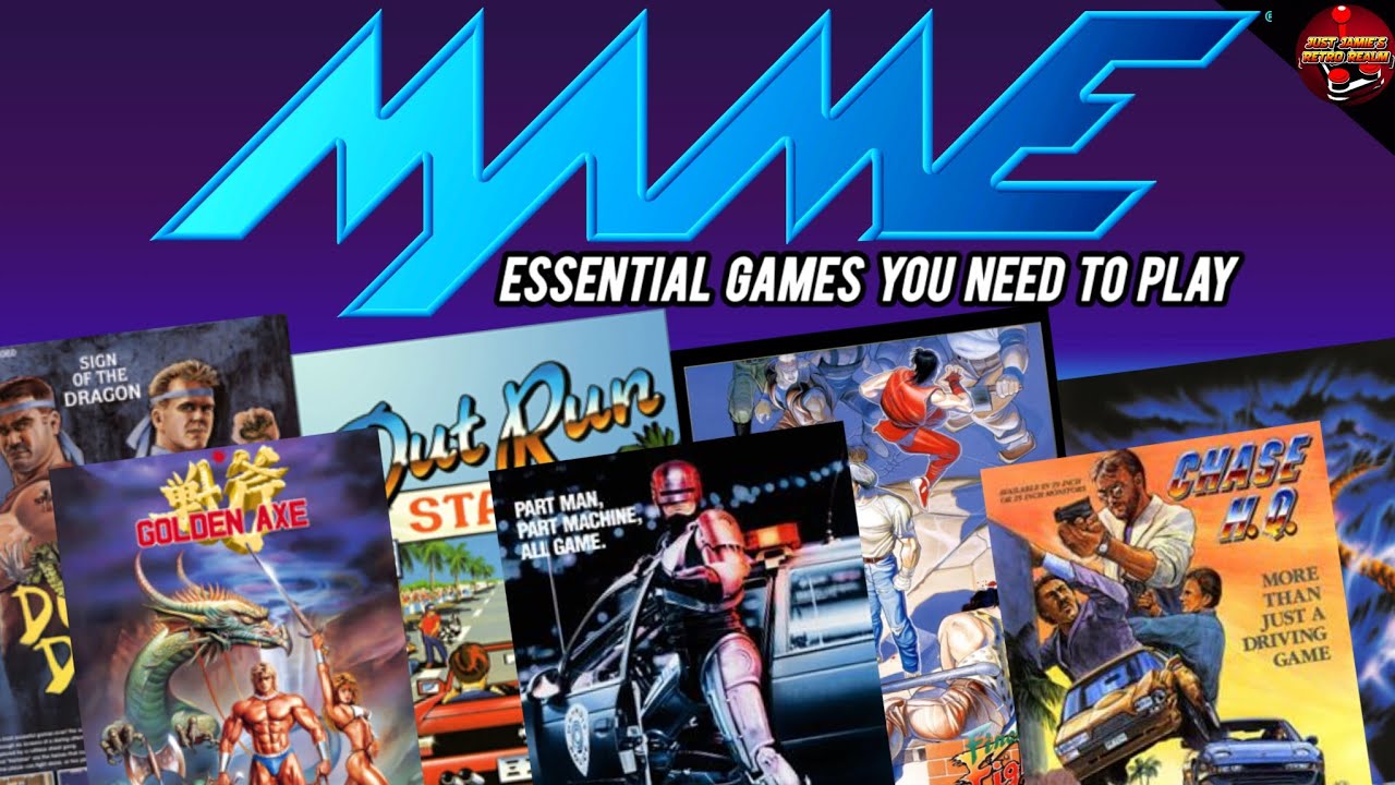 Top 250 Best MAME Games of all time (Time Stamps) #mame #arcadegames #arcadegaming