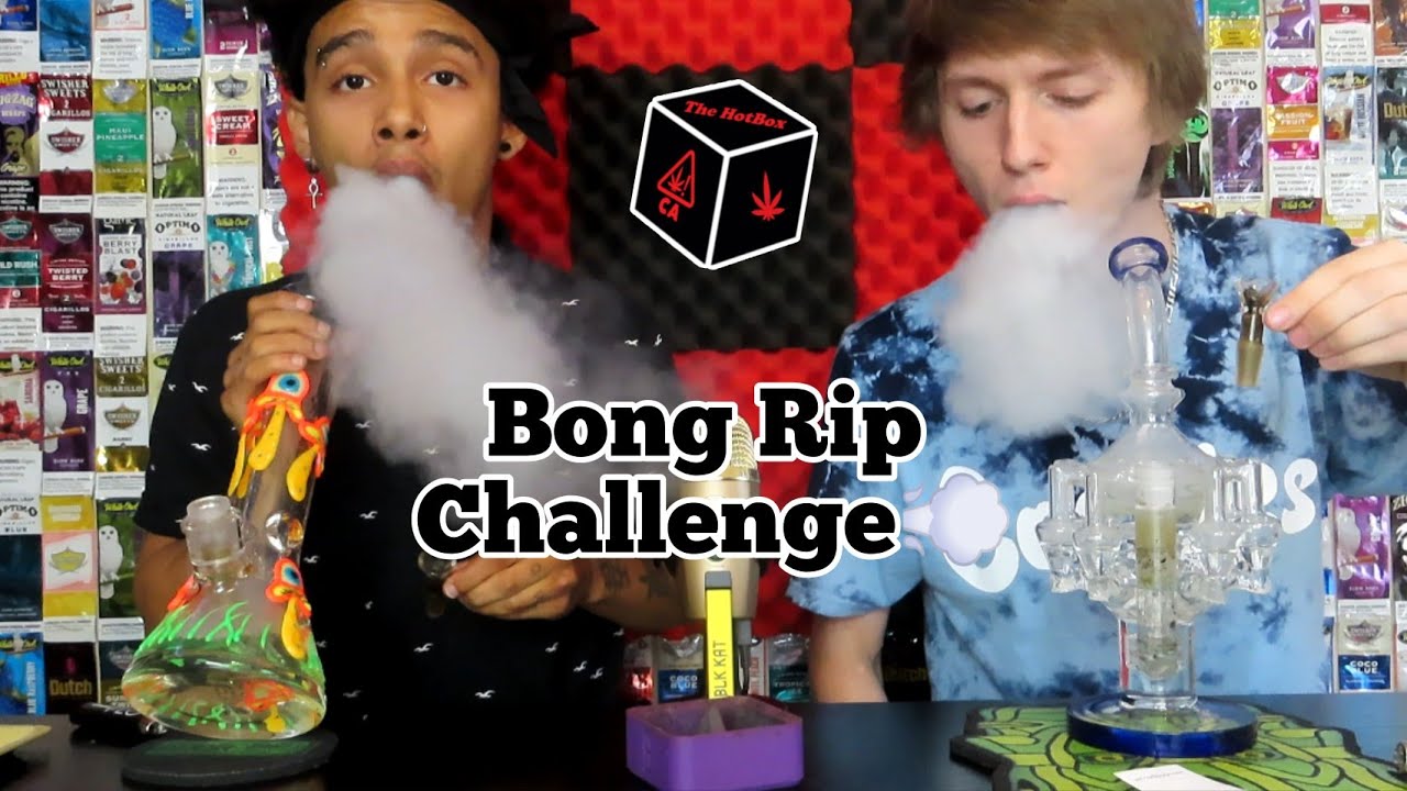 BONG RIP CHALLENGE!!! (Who Can Hit More!?) **Bro Tapped Out**💀