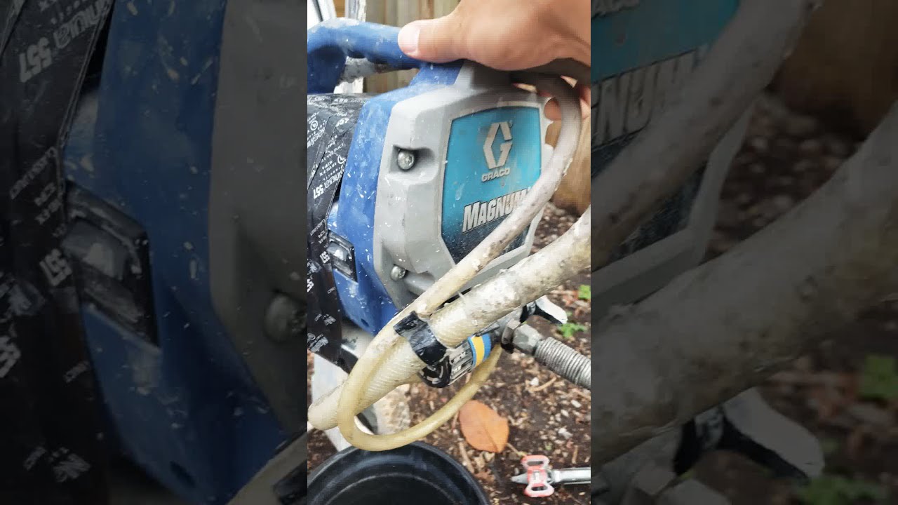 Краскораспылитель Graco Magnum X5 &mdash; первое использование &mdash; подготовка к покраске