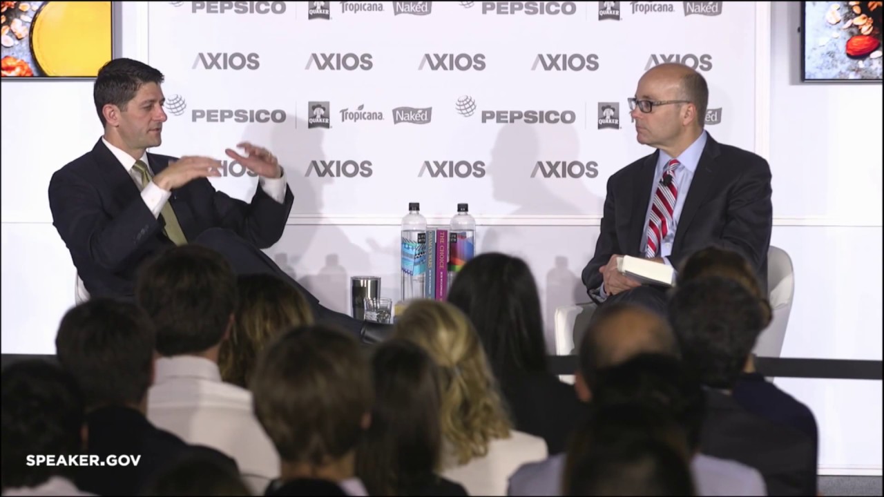 Speaker Ryan's Axios News Shapers Interview