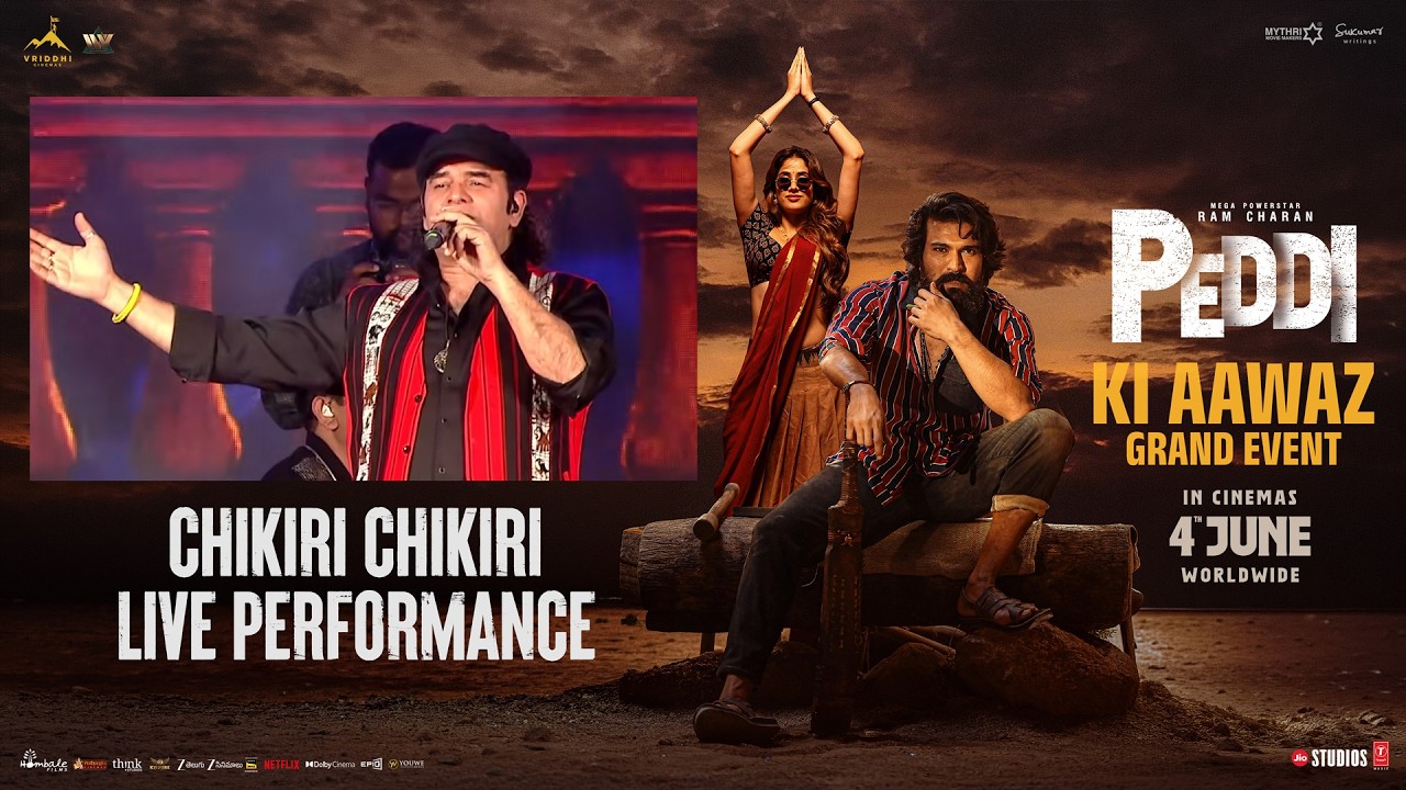 Chikiri Chikiri Song Live Performance | #PEDDIKiAawaz Grand Event | Ram Charan | A R Rahman