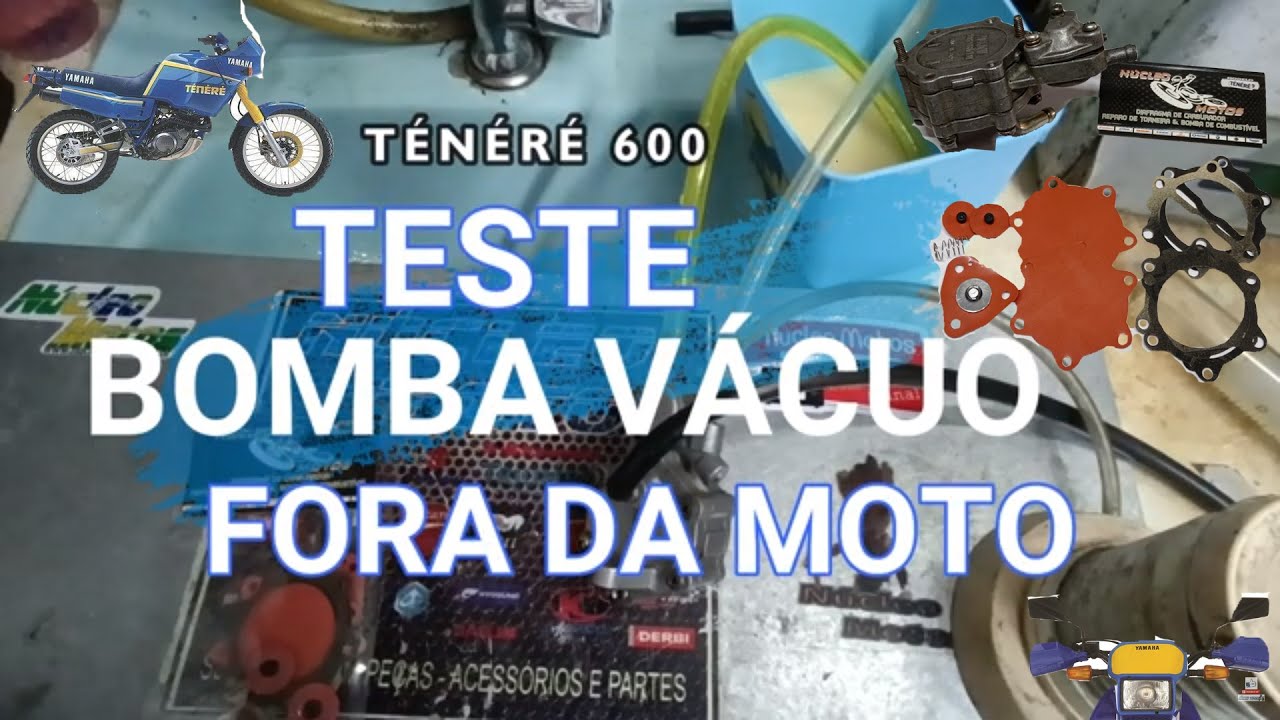 Funciona sua Bomba de combustível vácuo fora da moto teste fácil