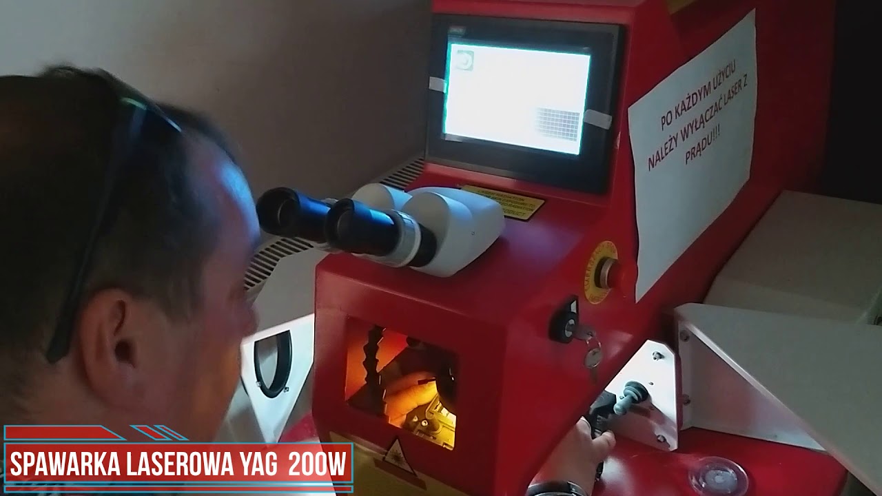 Spawarka Laserowa YAG  200W, welding laser - w przemyśle elektronicznym, lotniczym, medycznym