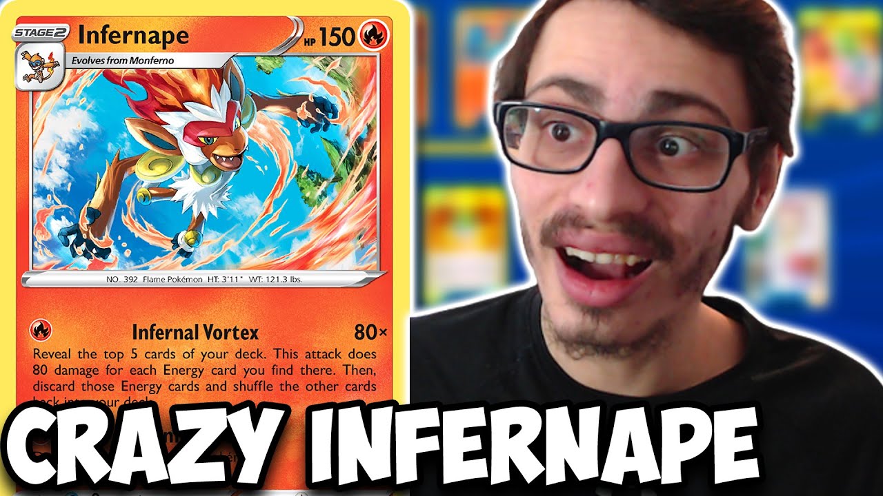 Infernape Is CRAZY! One Hit KO VMAXs! W/Volcarona V Support! Brilliant Stars PTCGO