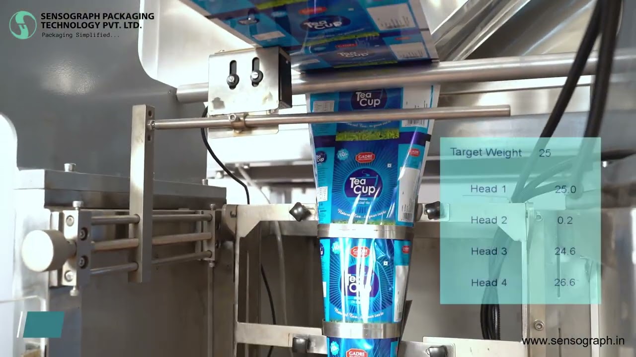 Tea Powder Packing With Linear Machine | Tea Powder Machine | Packaging Machine For Powder
