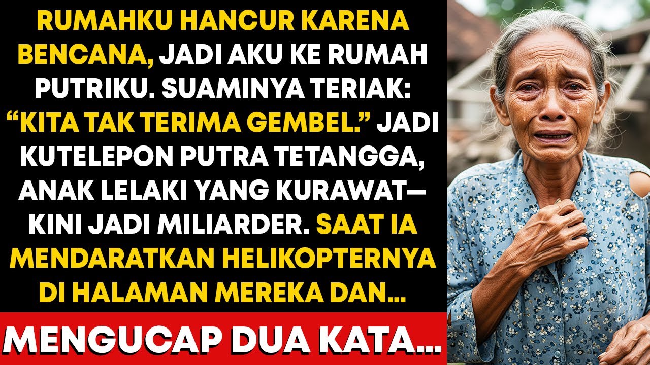“Kau Akan Mengotori Lantai Marmerku” Ucap Anakku—Jadi Kutelpon Miliarder Yang Dulu Kurawat...