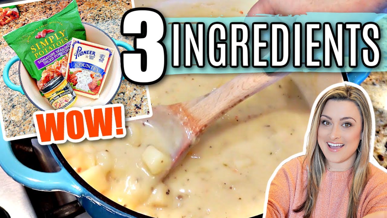 4 EASY 3-Ingredient Recipes! - DUMP & GO