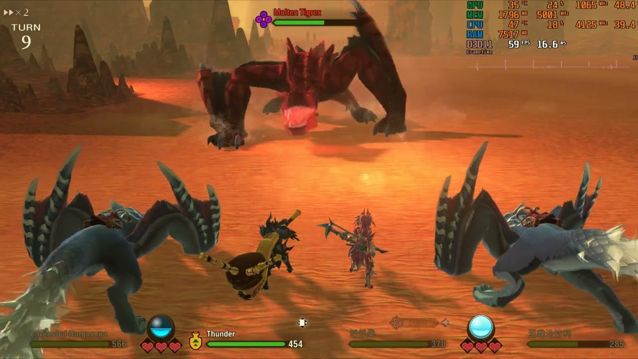 MHS2 - Random Gameplay 114 - Dragon Eggs Coop | Molten Tigrex Coop