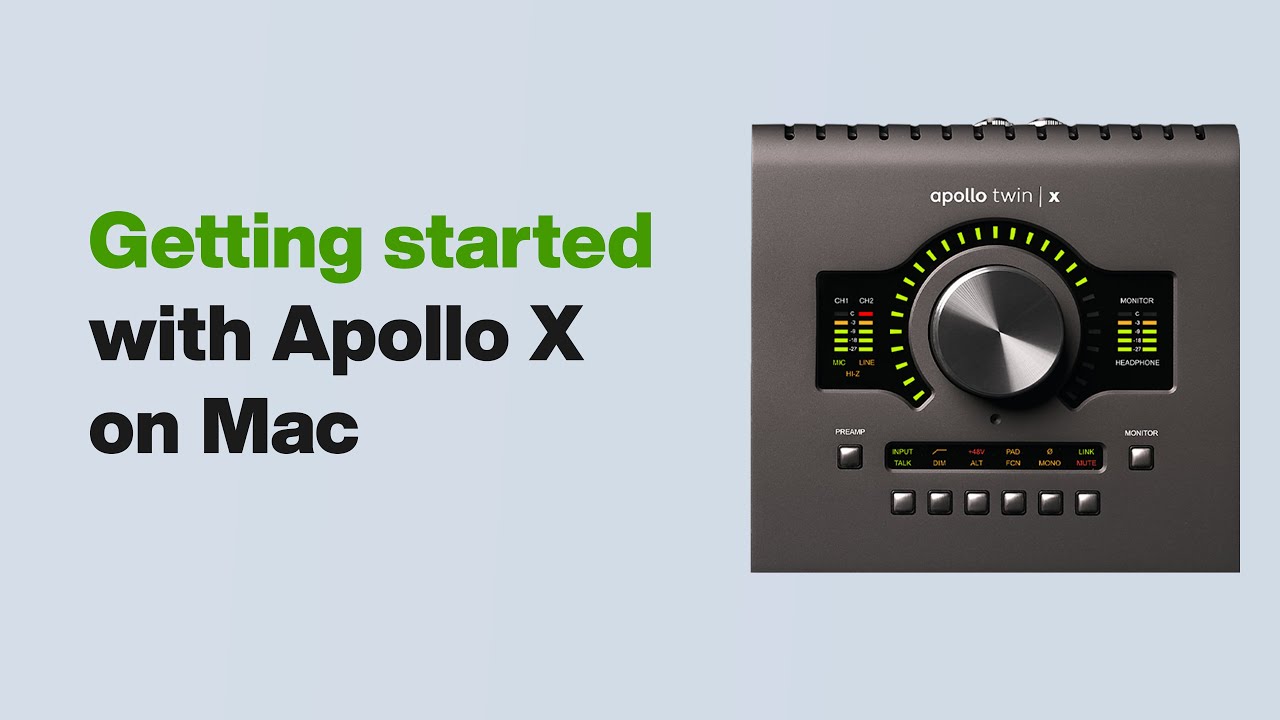 Поддержка UA: Начало работы с Apollo X на macOS
