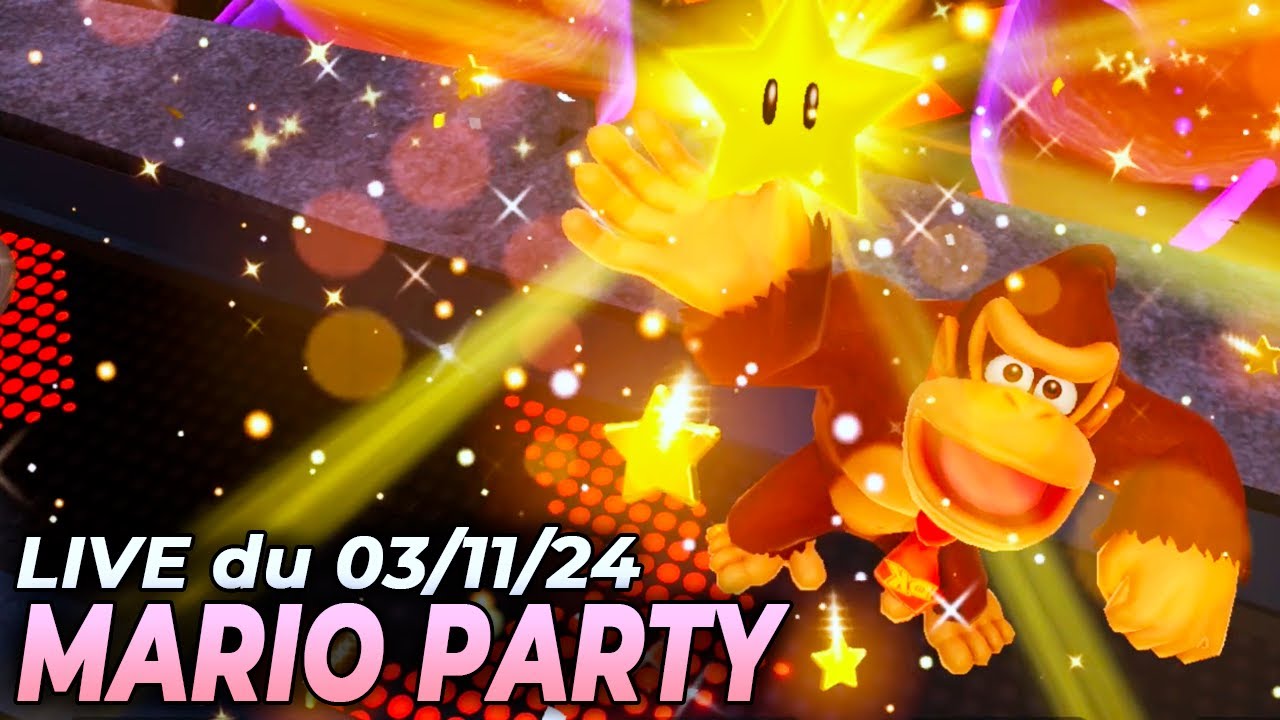 VOD ▶ Je suis l'homme le PLUS CHANCEUX de Mario Party ! - Live du 03/11/2024