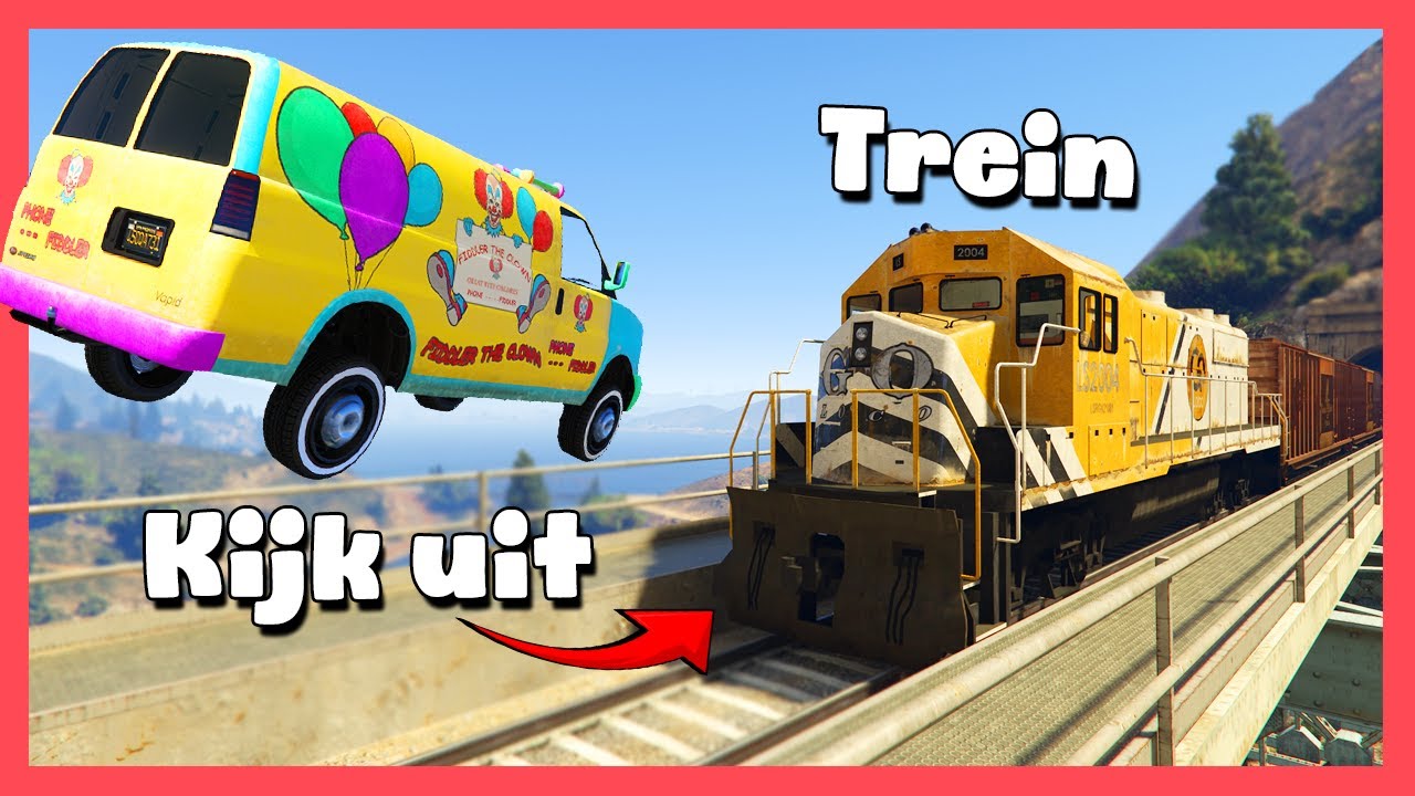 Treinen Zijn NIET Relaxt... - GTA V Funny Races