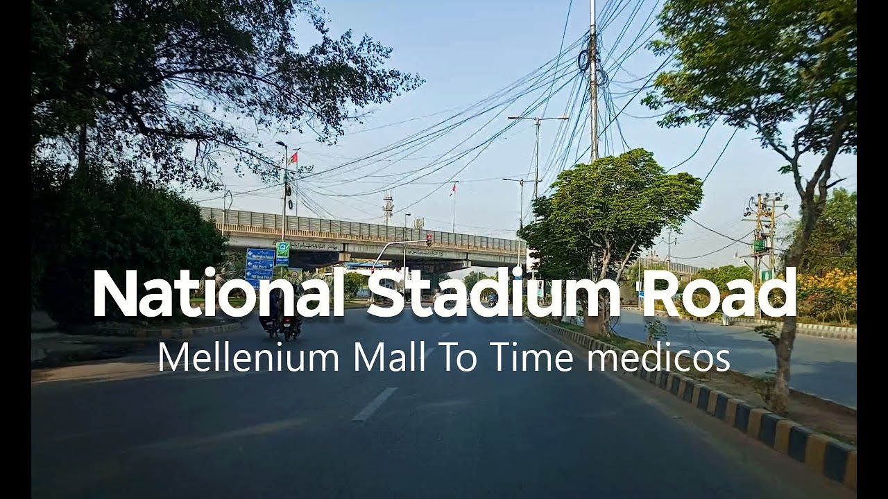 National Stadium Road | Dalmia Road | Karachi Street View | 4k | 26th March 2023
