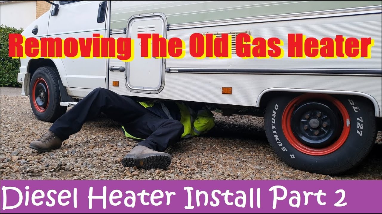 Installing A Diesel Heater In My Elddis Autoquest 270 Motorhome. Part 2 - Removing The Gas Heater
