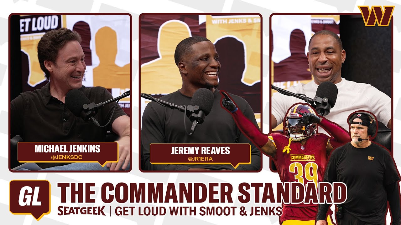 🎤 S Jeremy Reaves on Accountability, NFL Dynamic Duos & Mascot Takes | Get Loud | Commanders